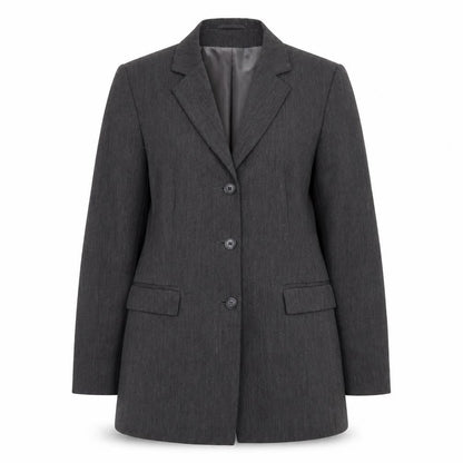 Dorothy Perkins Women Grey Size 12 Blazer Jacket Formal Workwear