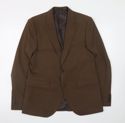 Mens UK Size 42 Burton Menswear London Brown Classic