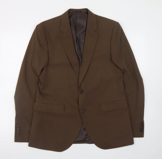 Mens UK Size 42 Burton Menswear London Brown Classic