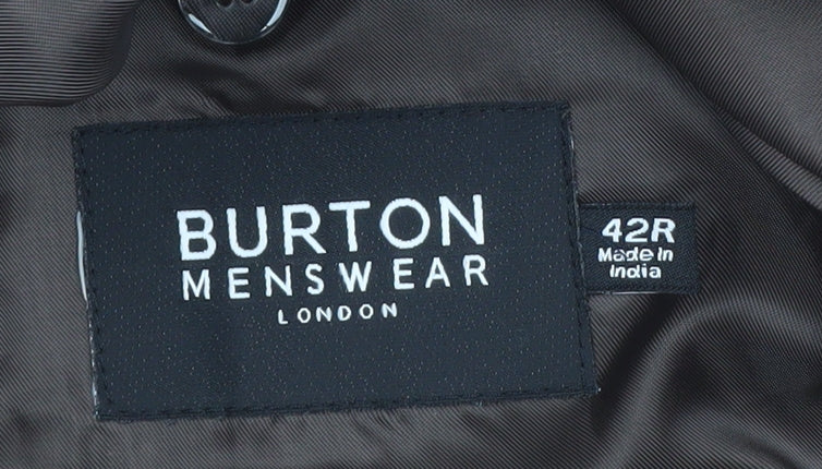 Mens UK Size 42 Burton Menswear London Brown Classic