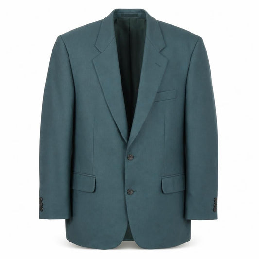 BHS Men's Teal Wool Blend Short Blazer 42in Classic Fit Jacket