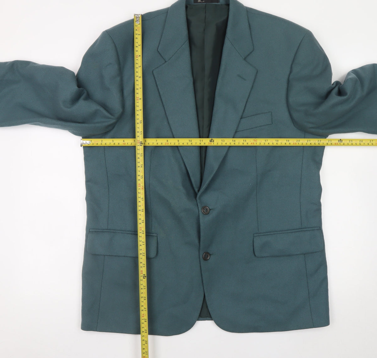 BHS Men's Teal Wool Blend Short Blazer 42in Classic Fit Jacket