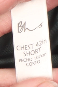 BHS Men's Teal Wool Blend Short Blazer 42in Classic Fit Jacket