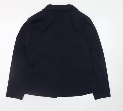 Dorothy Perkins Women’s Blue Blazer Size 16 Regular Fit Work Jacket