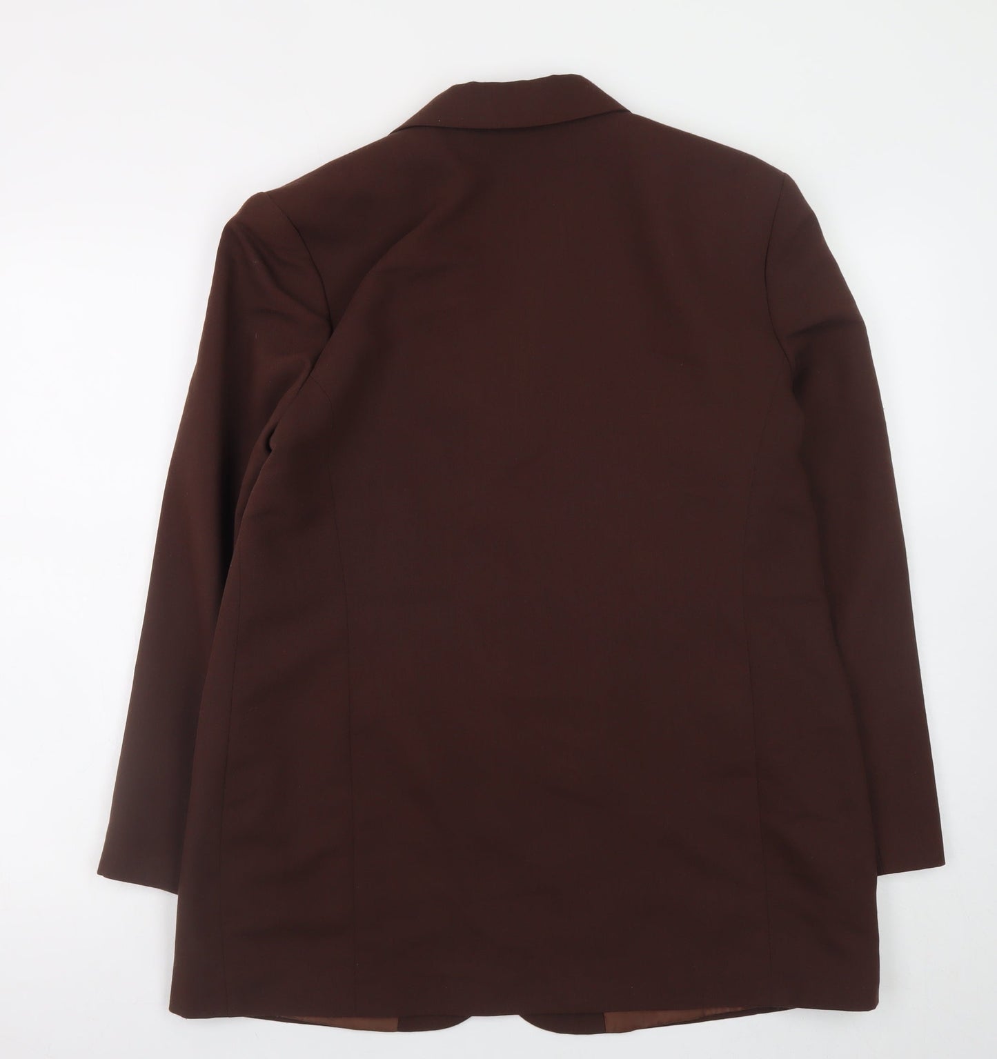 Bon Marché Women's Brown Size 16 Blazer Jacket Smart Workwear