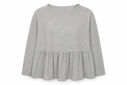 Womens UK Size 10 ASOS DESIGN Grey Tunic Blouse