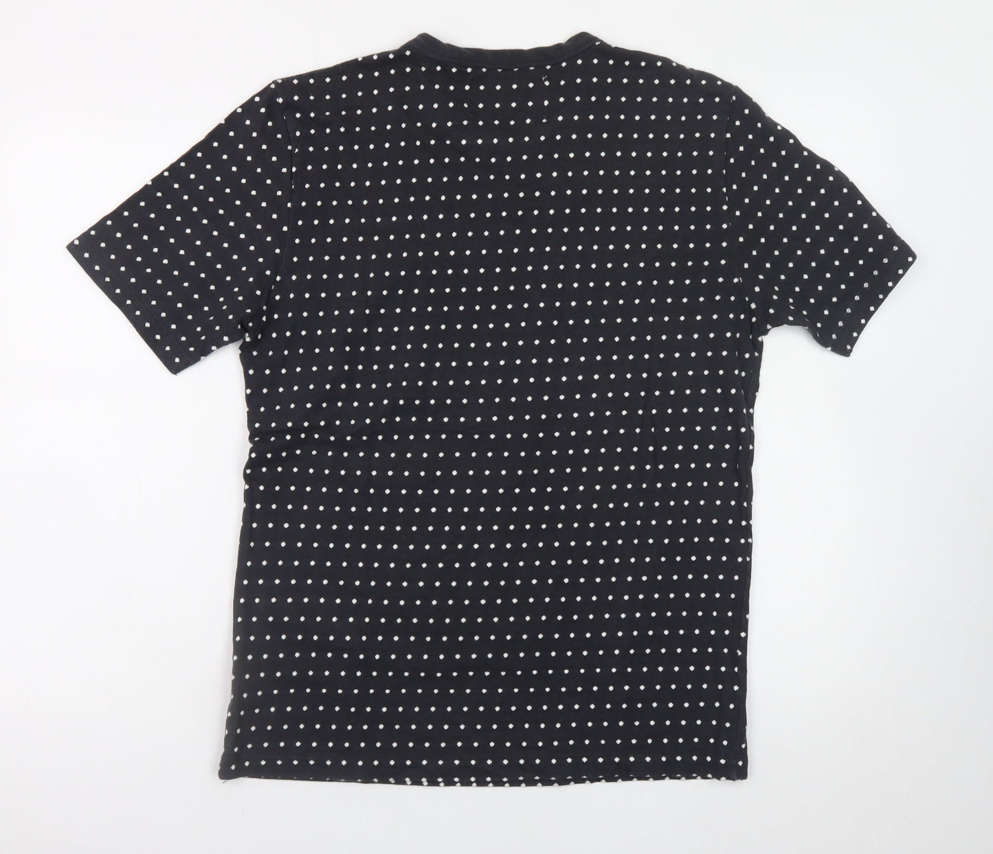 Our Legacy Womens Black Polka Dot Cotton T-Shirt Size 12