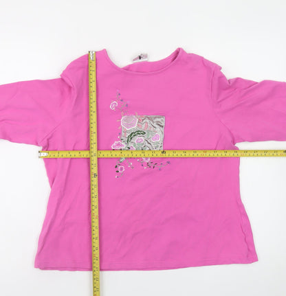 Girls UK Size 20 NEXT Pink Basic T-Shirt