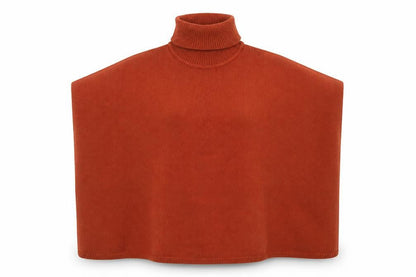 Womens UK Size One Size FIRST AND I Brown Cape Jumper