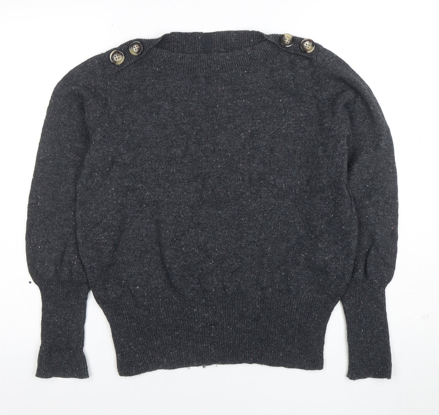Womens UK Size 14 Per Una Grey Pullover Jumper