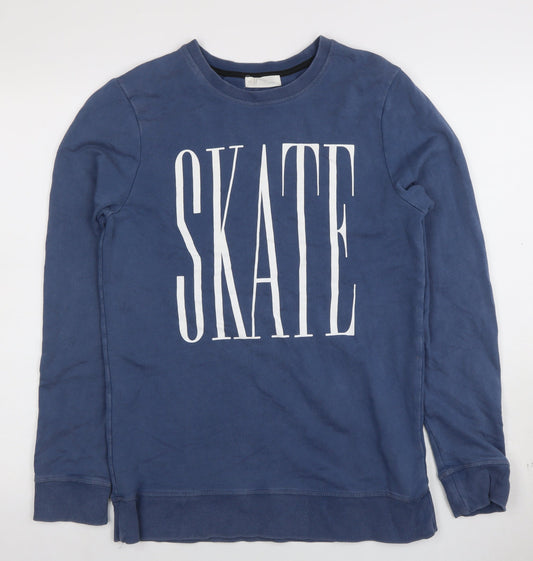 Boys UK Size M H&M Blue Pullover Sweatshirt
