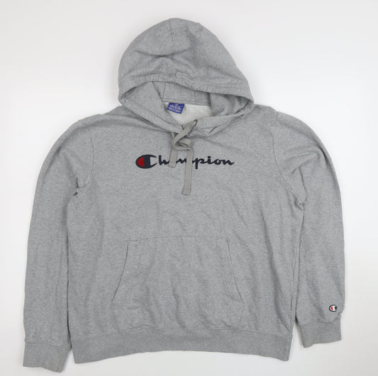 Mens UK Size XL Champion Grey Pullover Hoodie