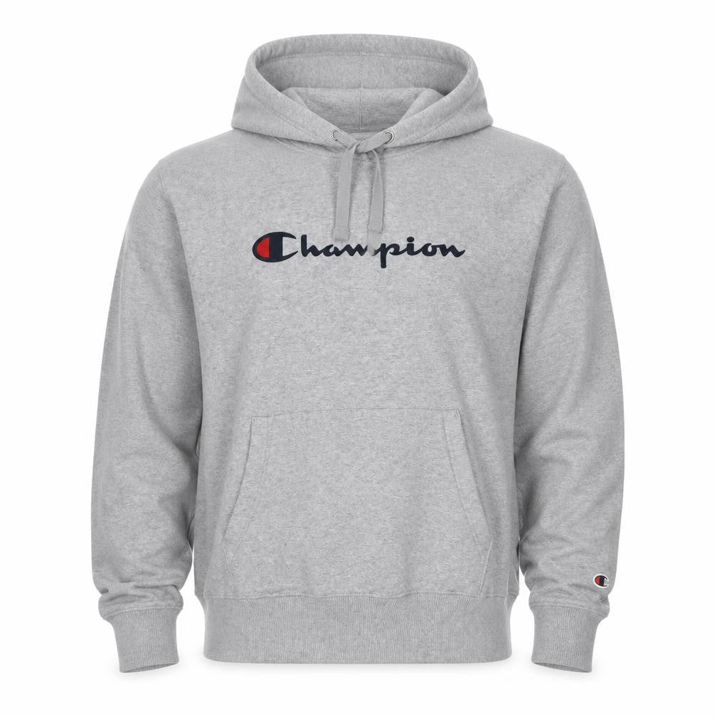 Mens UK Size XL Champion Grey Pullover Hoodie