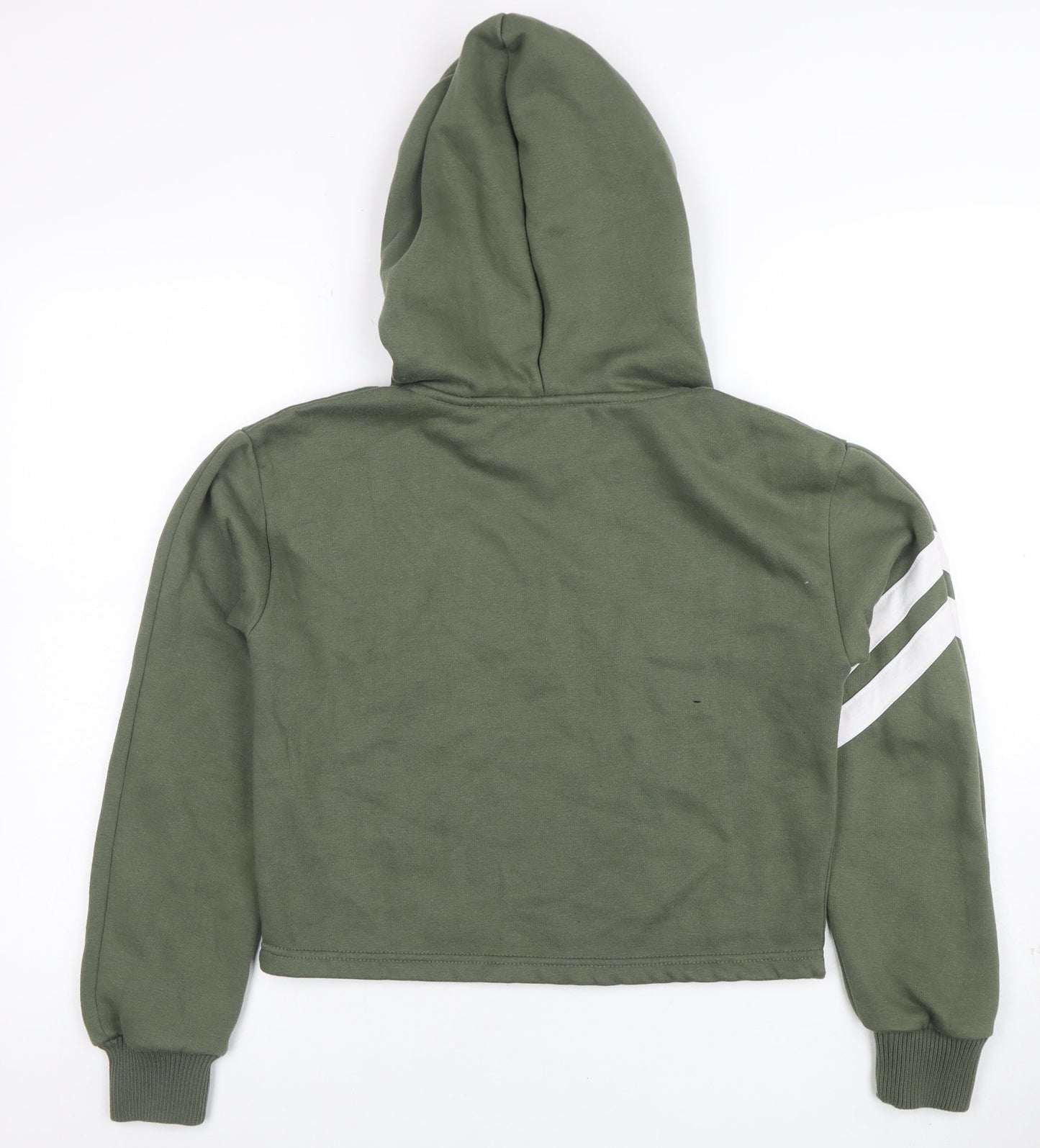 Womens UK Size 8 Pindydoll Green Pullover Hoodie
