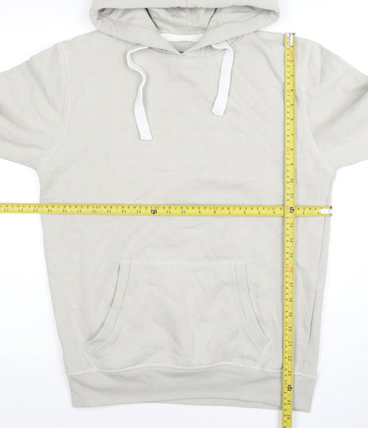 Mens UK Size S Rydale Beige Pullover Hoodie