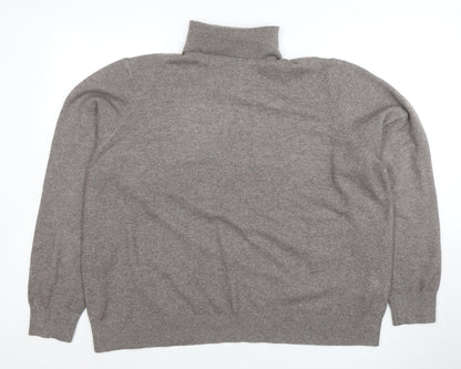 Womens UK Size XL Marks and Spencer Grey Pullover Jumper