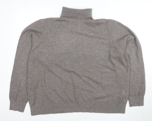 Womens UK Size XL Marks and Spencer Grey Pullover Jumper