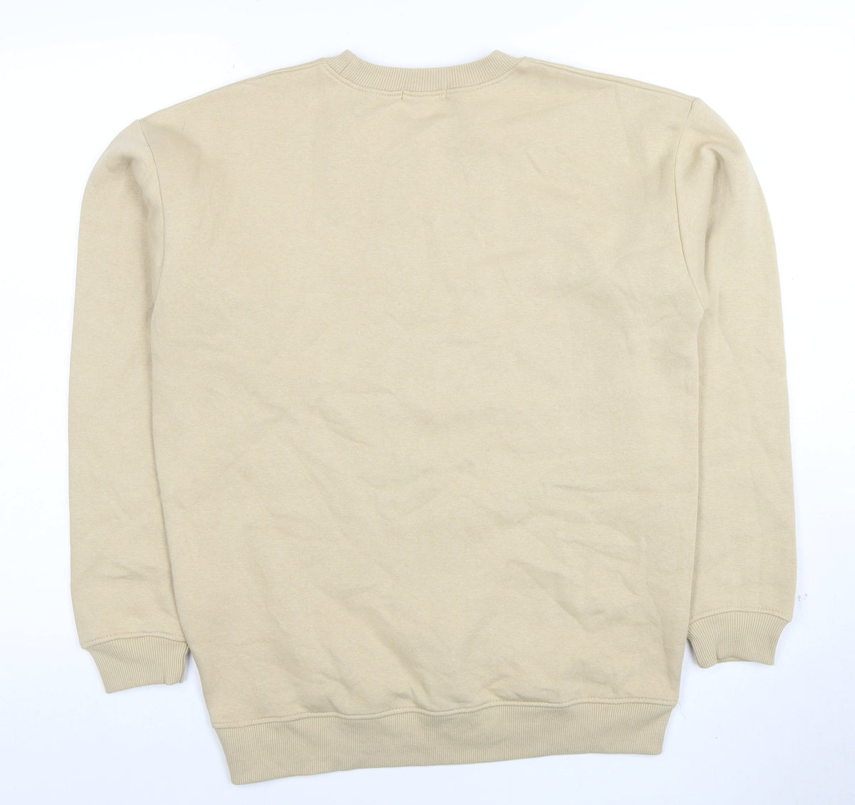 Mens UK Size S PRETTYLITTLETHING Beige Pullover Sweatshirt