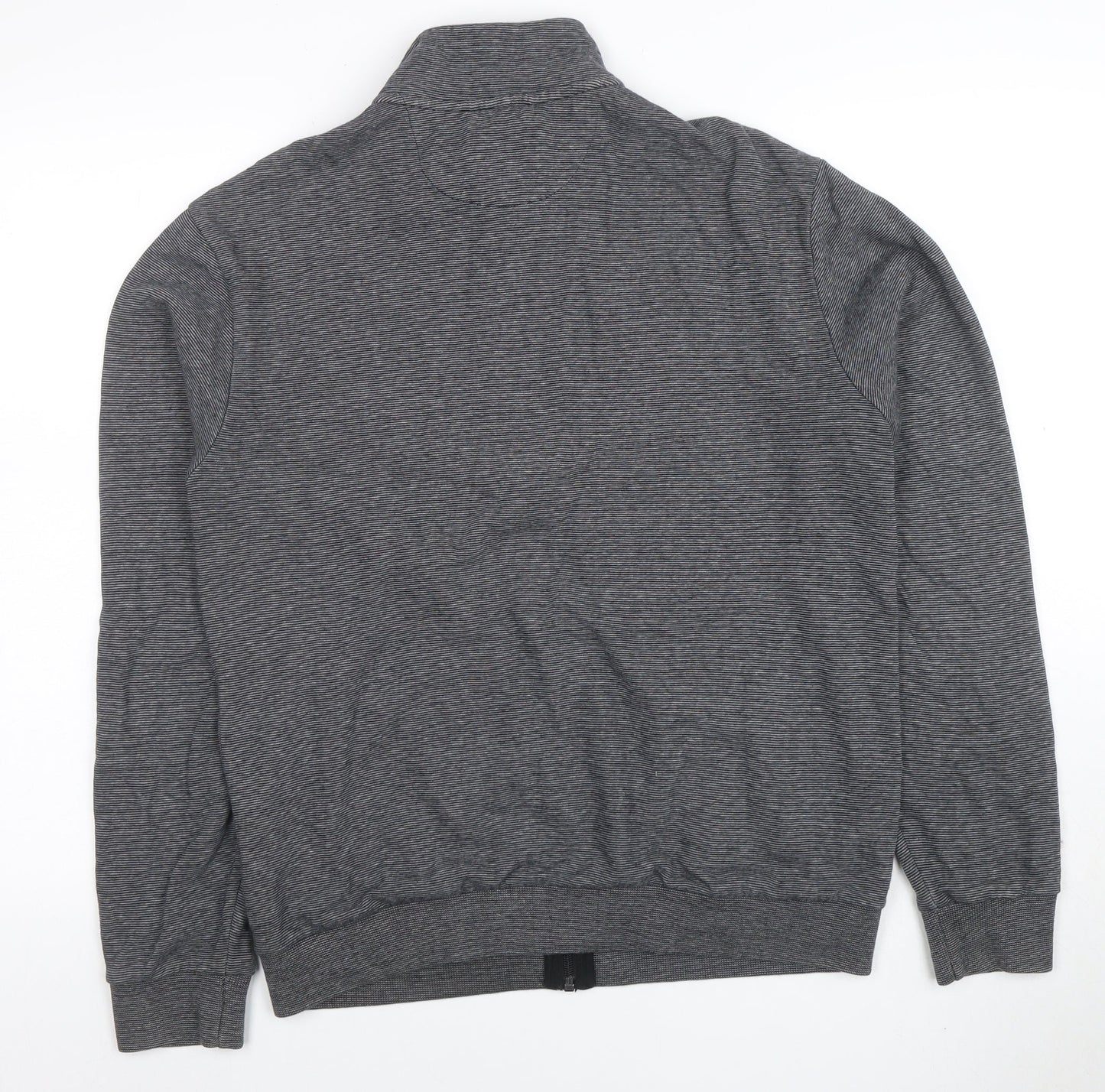 Mens UK Size S Marks and Spencer Grey Full Zip Sweatshirt
