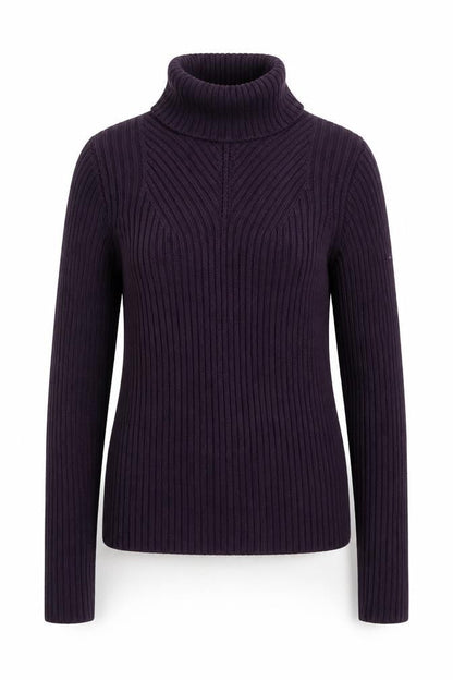 Per Una Women’s Purple Wool Blend Roll Neck Jumper Size 10