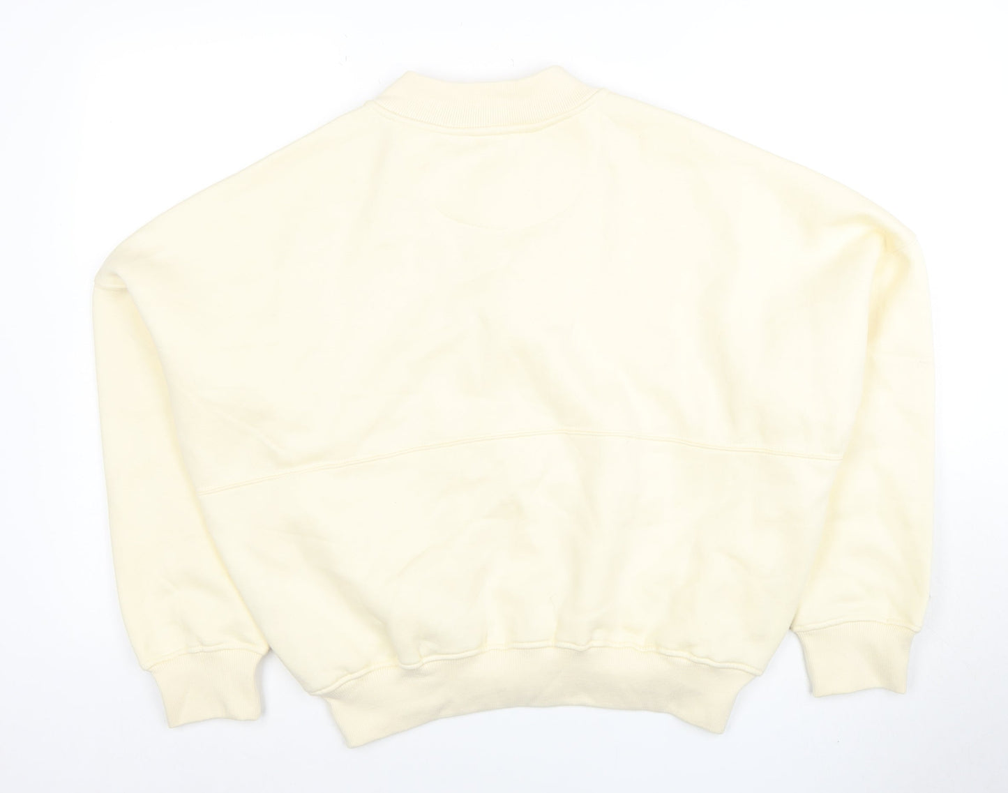 Womens UK Size XS Rising Beige Full Zip Sweatshirt