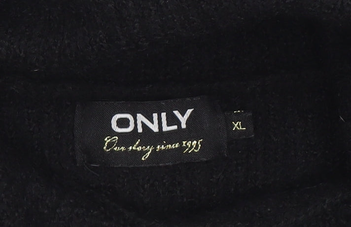 Womens UK Size XL Only Black Pullover Jumper