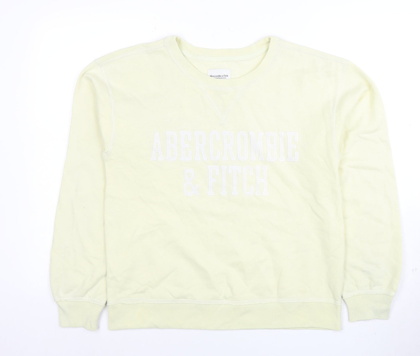 Womens UK Size S Abercrombie & Fitch Beige Pullover Sweatshirt