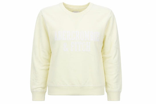 Womens UK Size S Abercrombie & Fitch Beige Pullover Sweatshirt