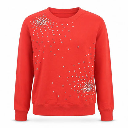Womens UK Size S Marks and Spencer Red Pullover Sweatshirt
