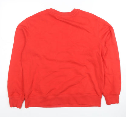 Womens UK Size S Marks and Spencer Red Pullover Sweatshirt