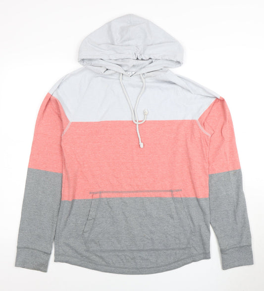 Mens UK Size M Mossimo Supply Co Multicoloured Pullover Hoodie