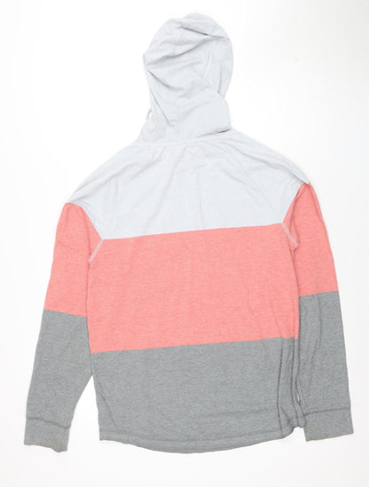 Mens UK Size M Mossimo Supply Co Multicoloured Pullover Hoodie