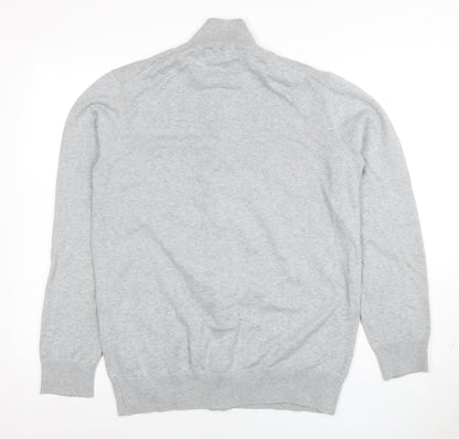 Mens UK Size M Crew Clothing Company Grey Full Zip Sweatshirt