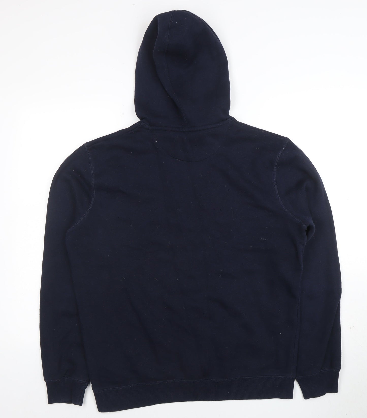 Mens UK Size M Easy Blue Pullover Hoodie