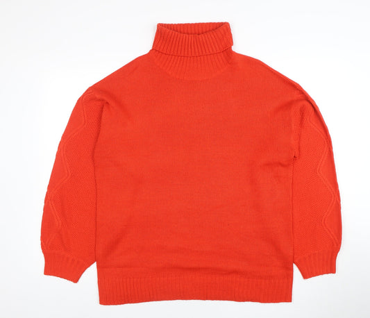 Womens UK Size 10 Missguided Red Pullover Jumper