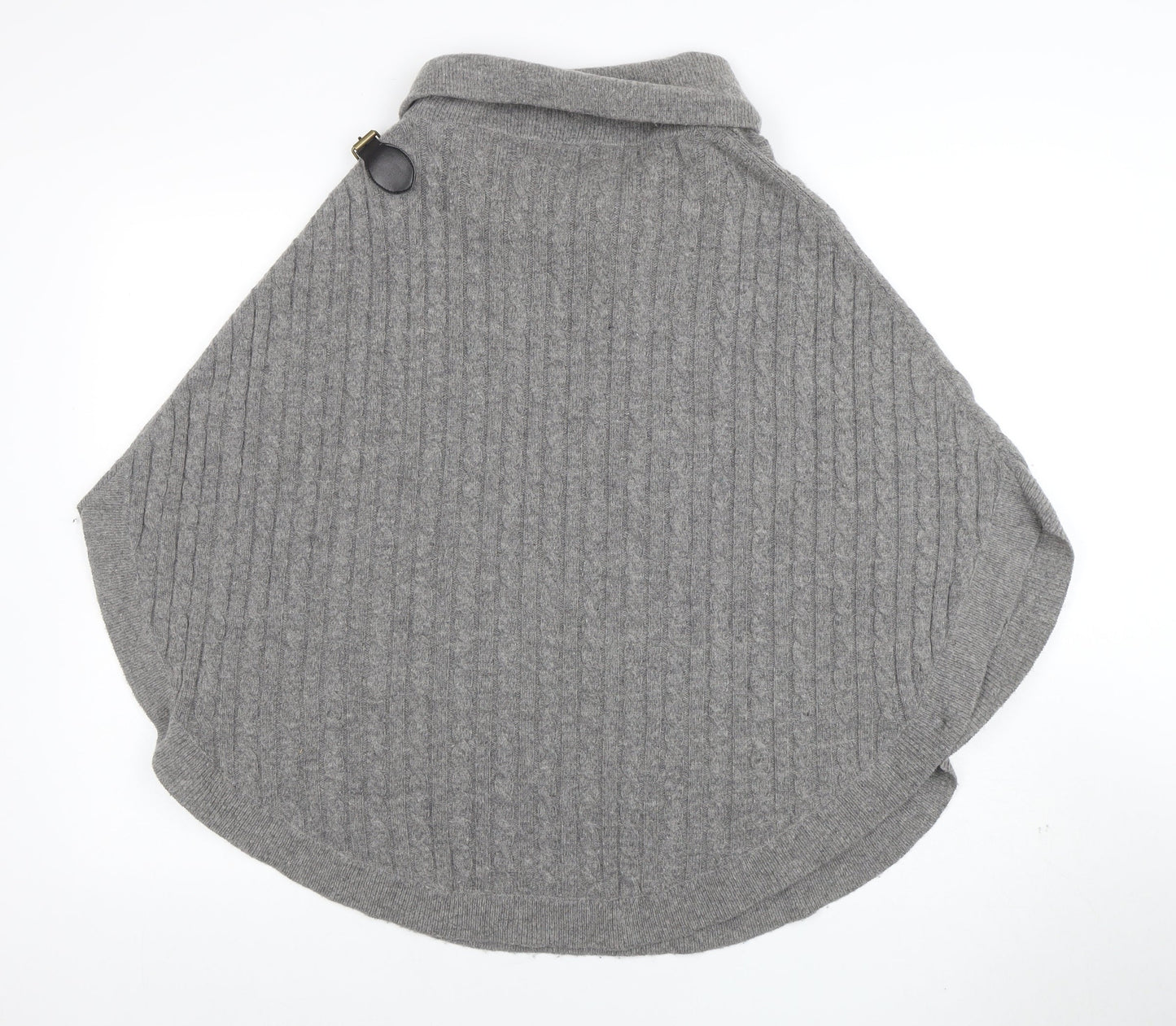 Womens UK Size S Cambridge Dry Goods Grey Cape Jumper