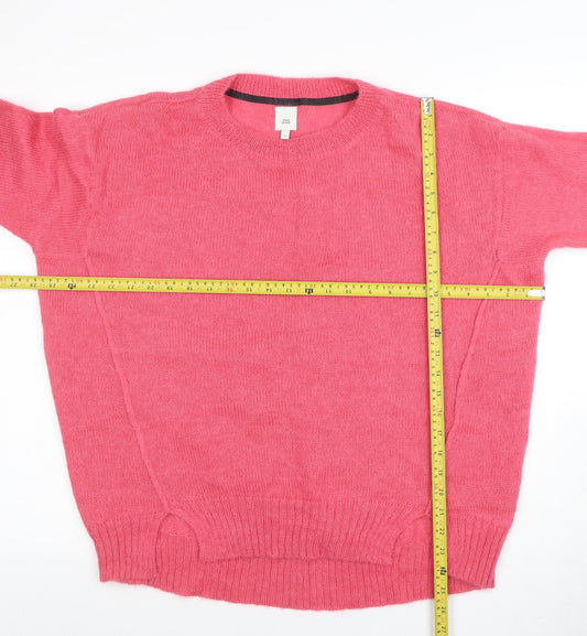 Womens UK Size S River Island Pink Pullover Jumper