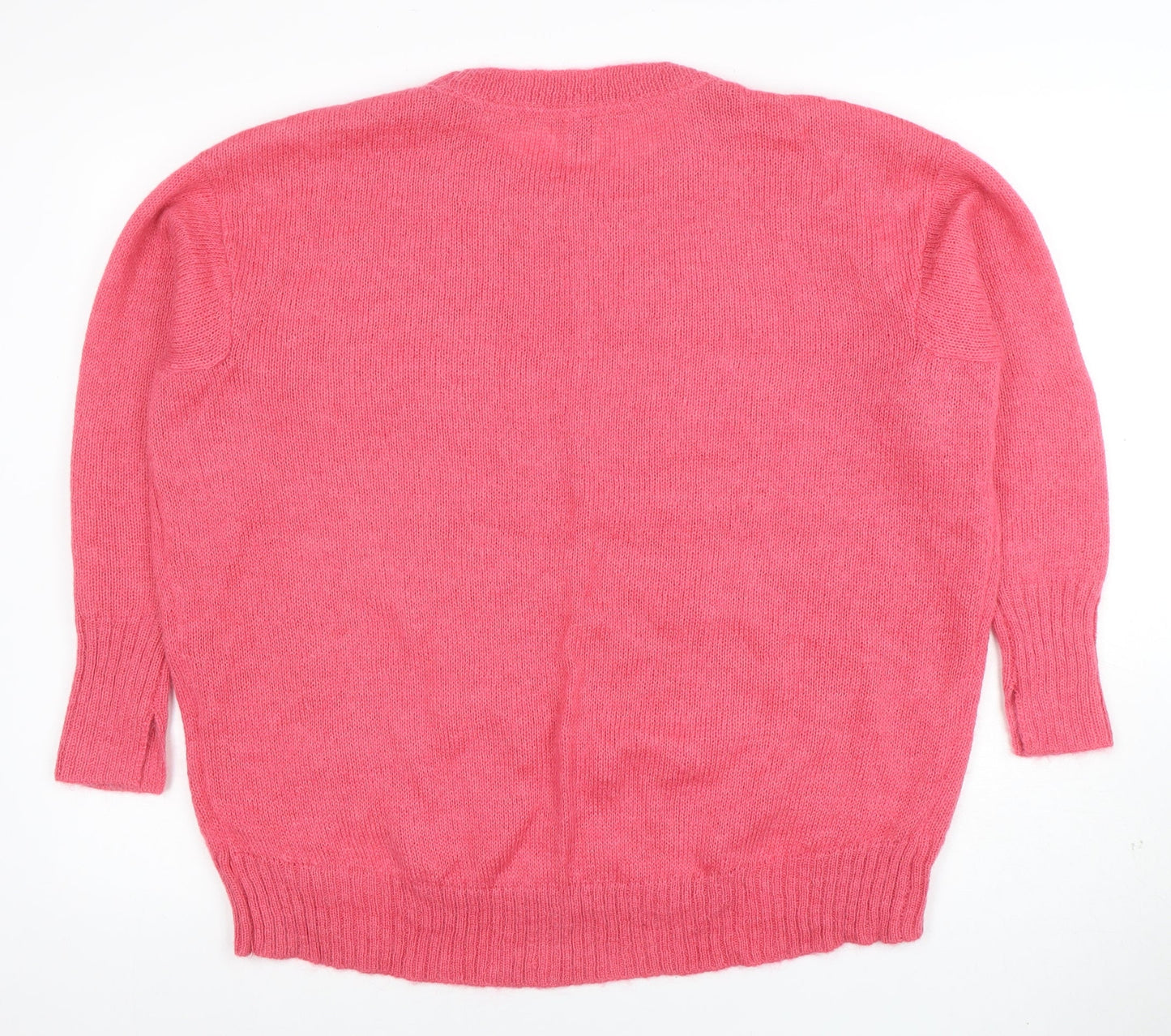 Womens UK Size S River Island Pink Pullover Jumper