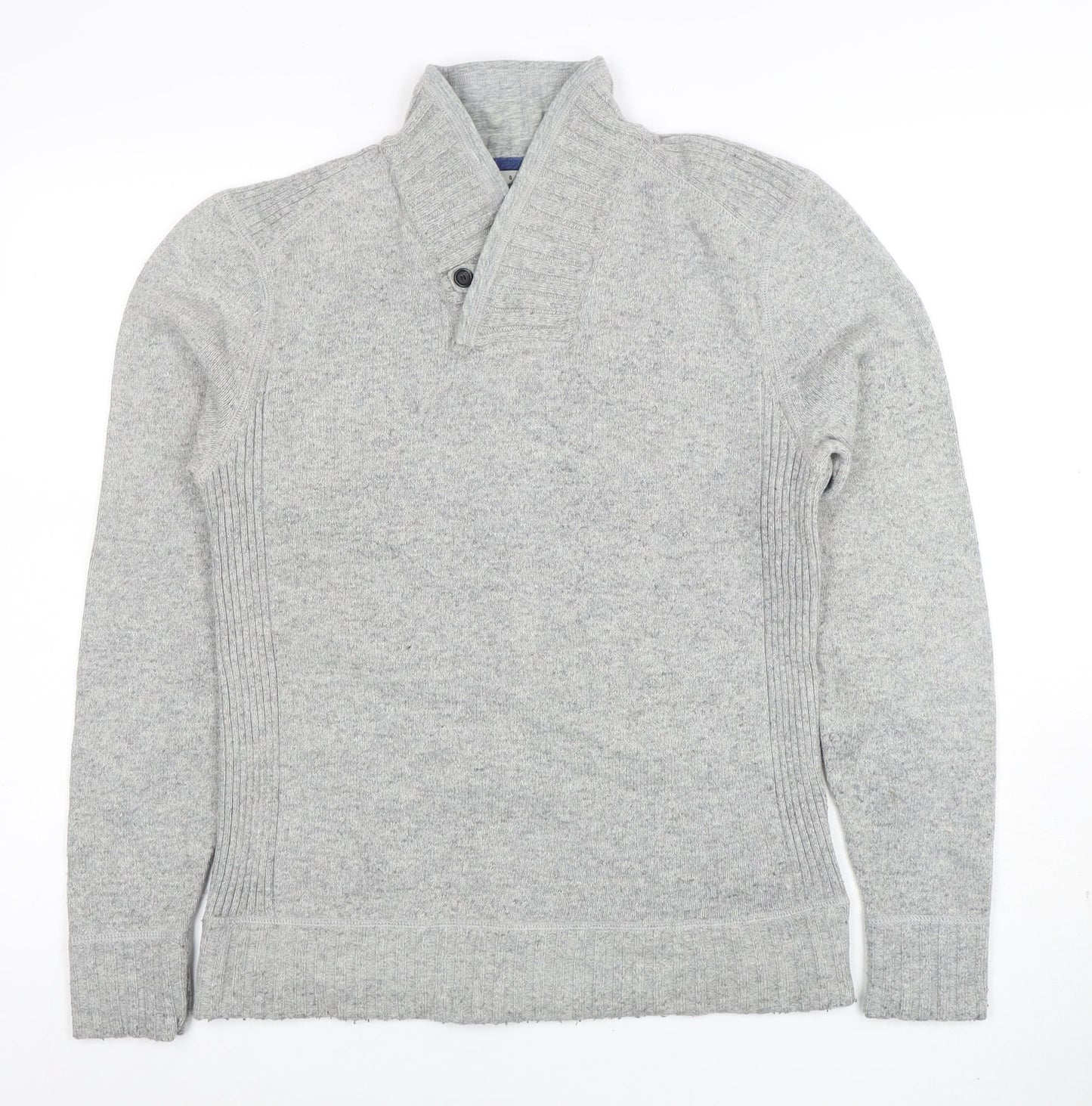 Mens UK Size M Ted Baker Grey Pullover Jumper