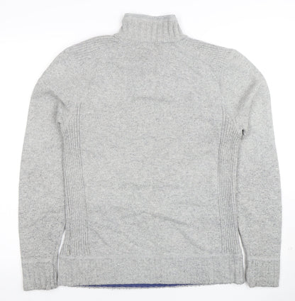 Mens UK Size M Ted Baker Grey Pullover Jumper