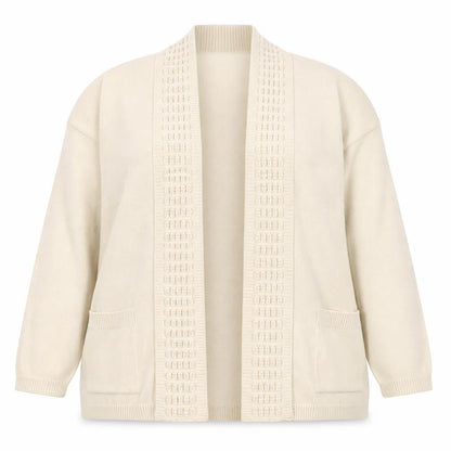 Womens UK Size 2XL Envy Us Beige Cardigan Jumper