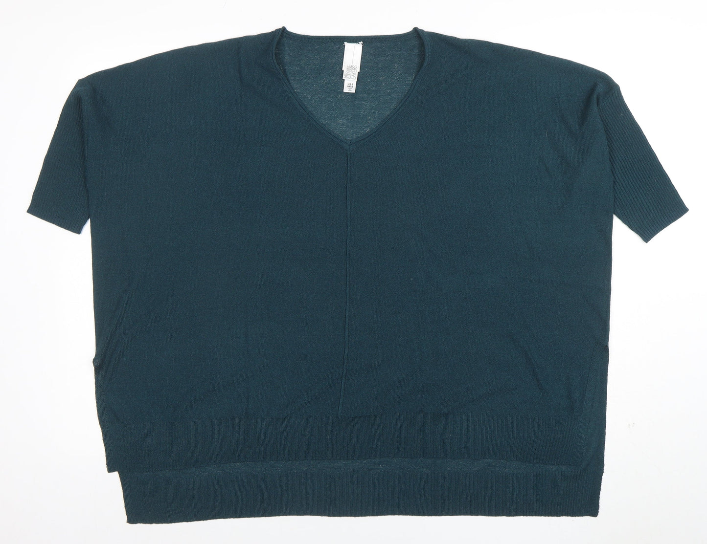 Womens UK Size S Wynne Layers Green Basic Blouse