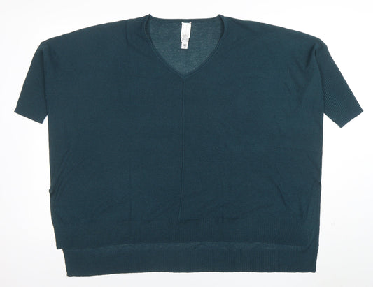 Womens UK Size S Wynne Layers Green Basic Blouse