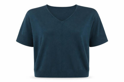 Womens UK Size S Wynne Layers Green Basic Blouse