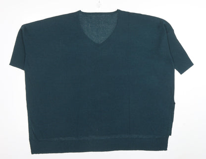 Womens UK Size S Wynne Layers Green Basic Blouse
