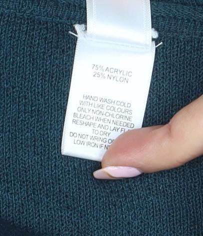 Womens UK Size S Wynne Layers Green Basic Blouse