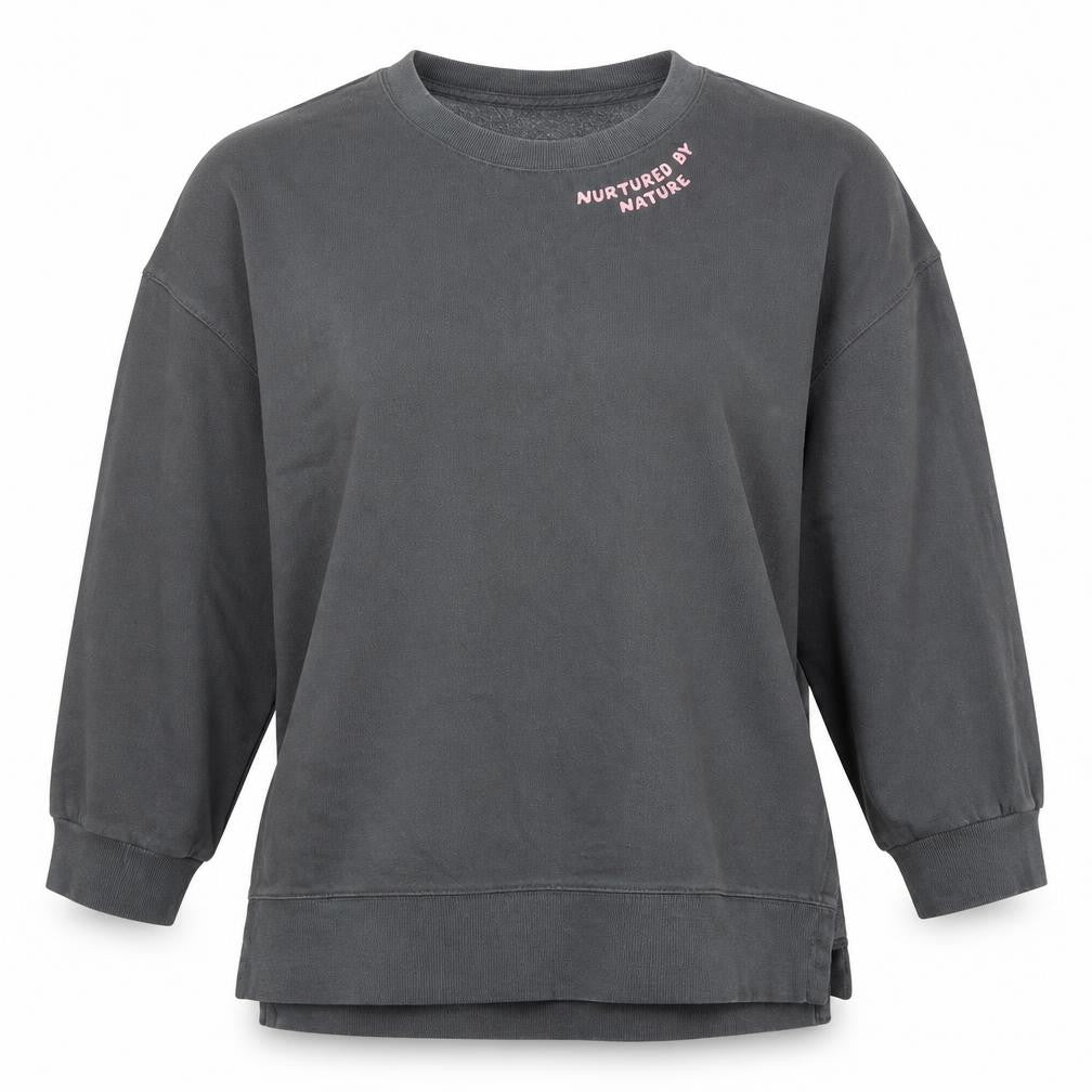 Womens UK Size L Old Navy Grey Pullover Sweatshirt