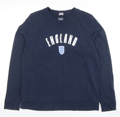 Womens UK Size M Marks and Spencer Blue Pullover Sweatshirt