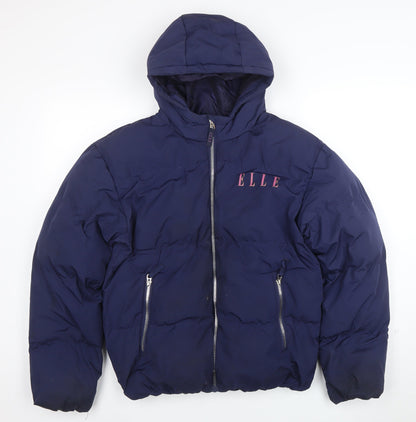 Girls UK Size 14-15 Years ELLE Junior Blue Puffer Jacket