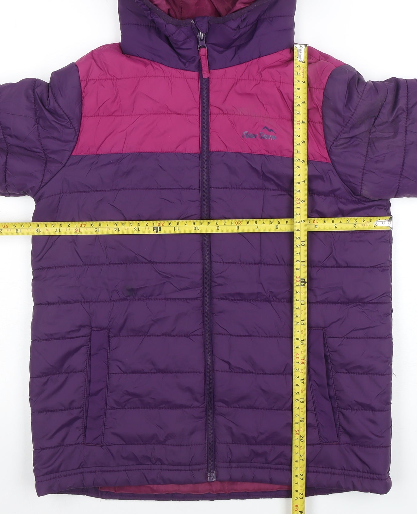 Girls UK Size 11-12 Years Peter Storm Purple Puffer Jacket